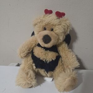 Russ Berrie "Breezy" the Bumblebee Bear plush toy. 7in